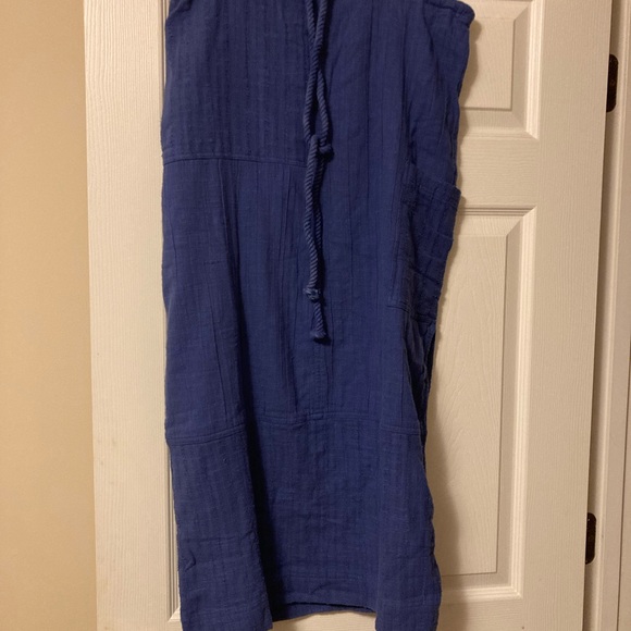 Free People Mid Length Skirt Color Blue Size Medium - Picture 5 of 10